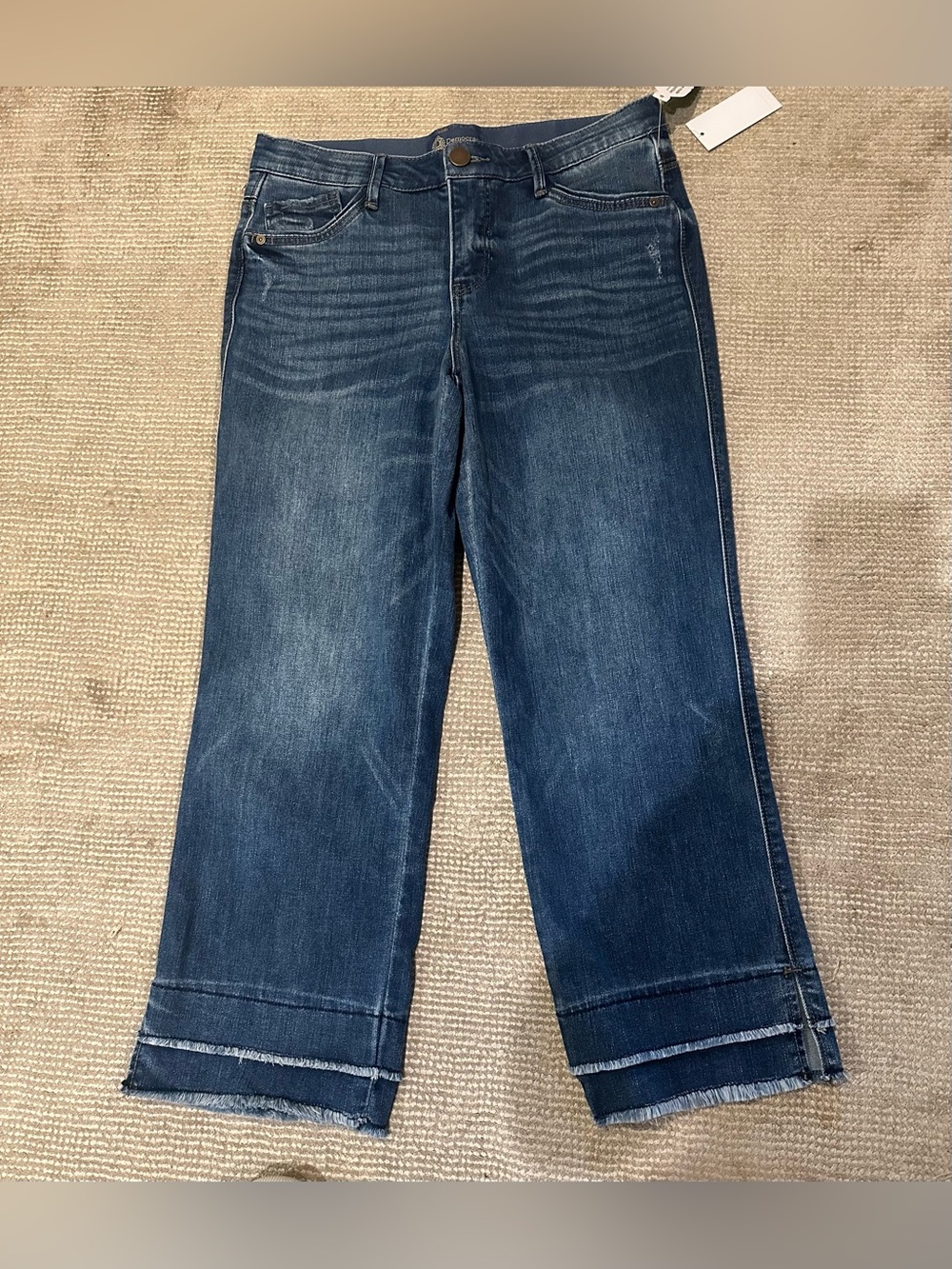Democracy Women's Straight Leg Jeans in Dark Blue Wash